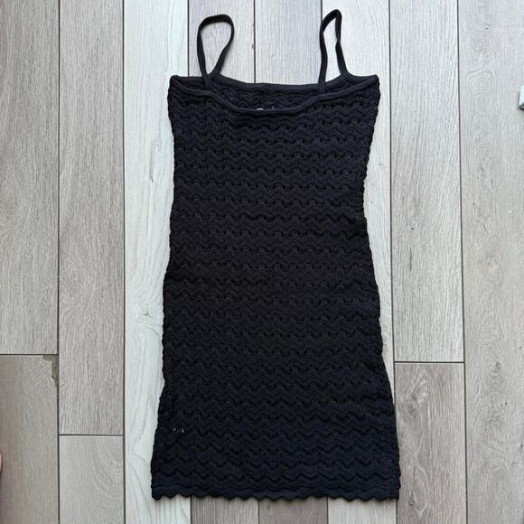 AQUA x Liat Baruch Sleeveless Crochet Mini Dress size small - Picture 6 of 6